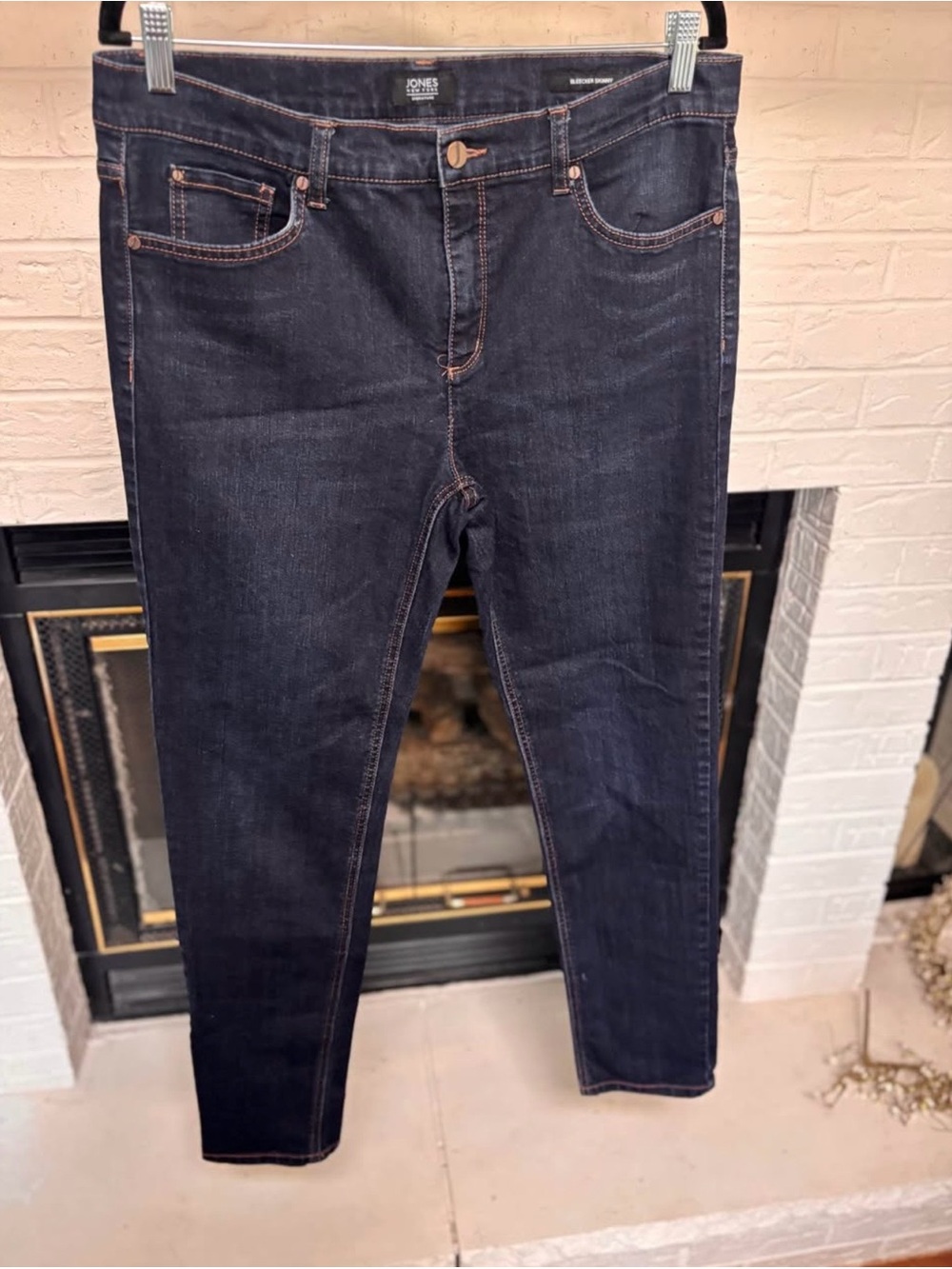 Jones New York Women's Dark Indigo Skinny Jeans